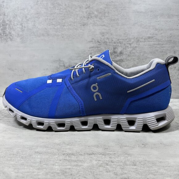 On Cloud 5 Waterproof Running Shoes - Men's Size 10.5 - Blue - Picture 1 of 10